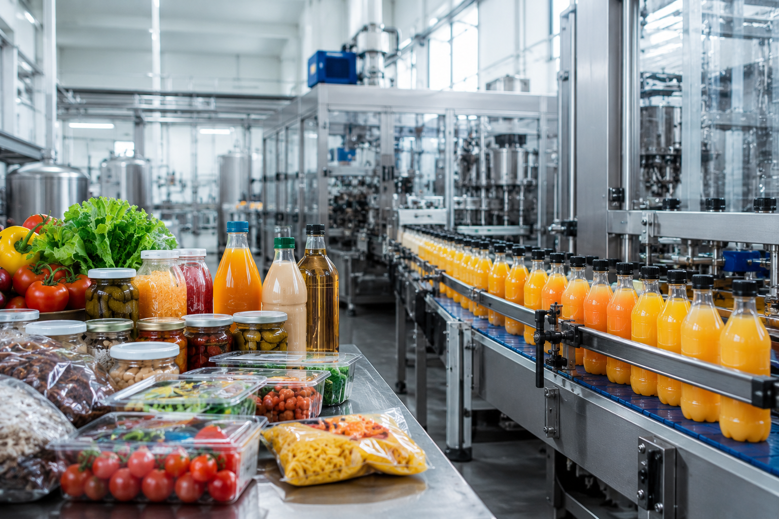 Food and beverage production and packaging